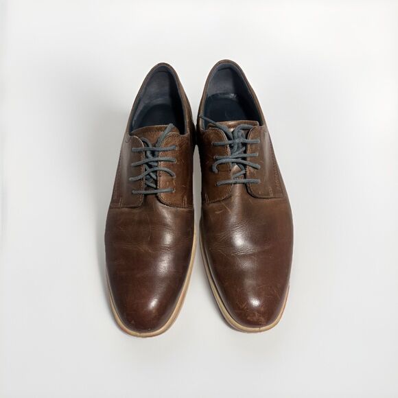 ECCO Men\'s Jared Mahogany Oxford Gray Dress Shoe EUR 42(4901224) US SZ 8-8.5 main image 6
